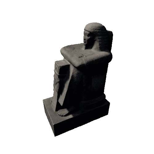 A statue of ry high priest of amun (LOD Group)